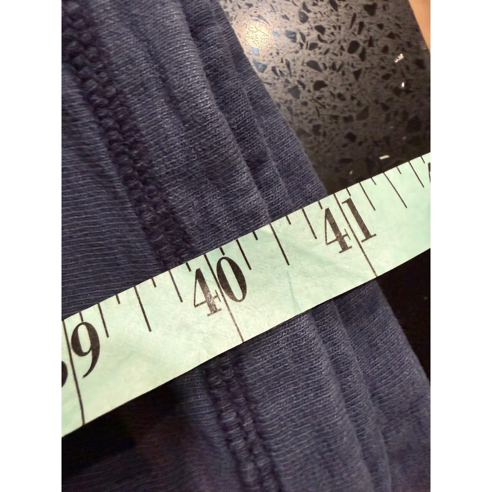 Vintage Juicy Couture Navy Blue Velour Butterfly Logo Sweatpants Womens XL - Image 7