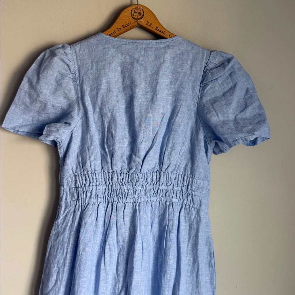 Quince 100% European Linen Tiered Maxi Dress XS - Image 8