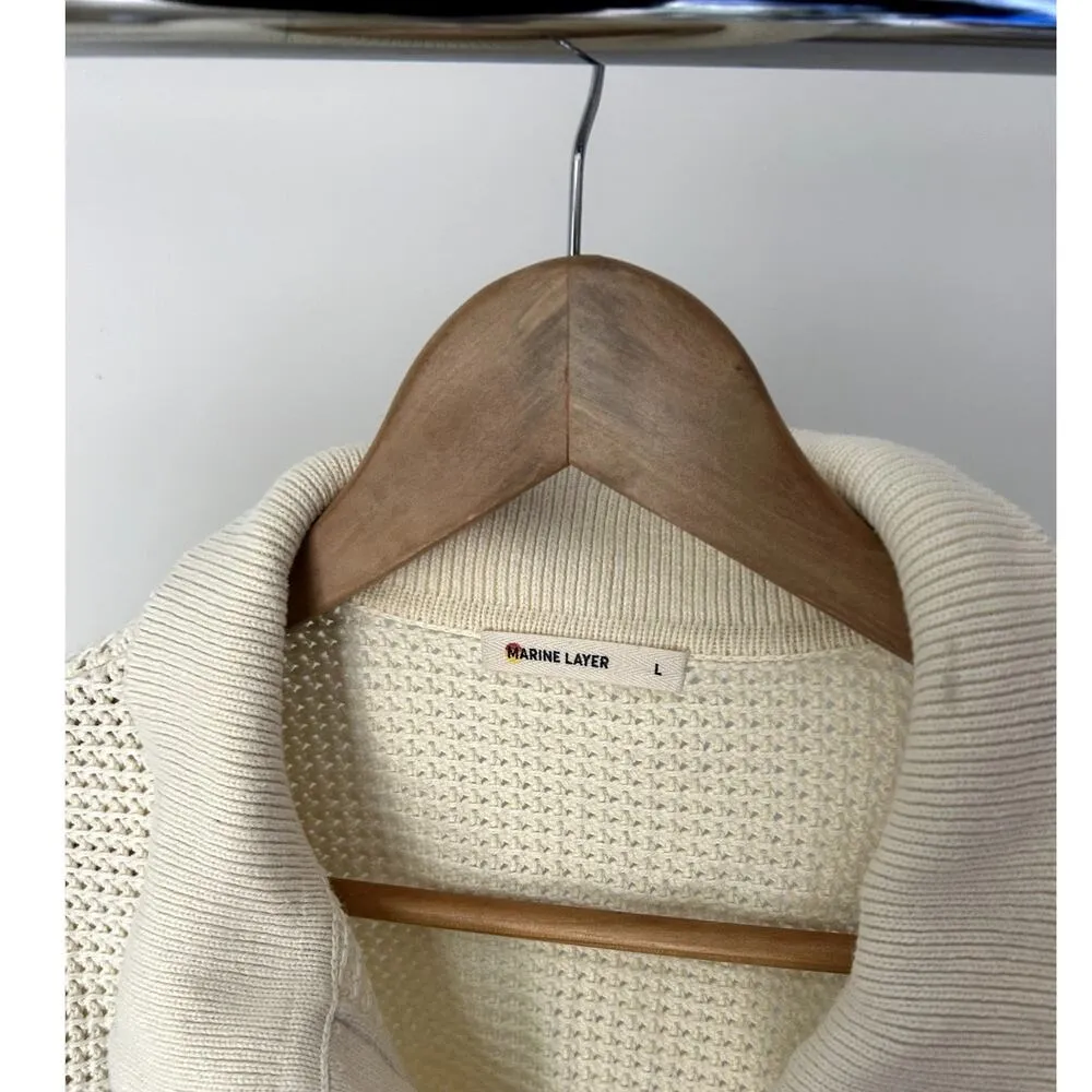 Marine Layer 100% Cotton Spencer Polo Size Large - Image 5