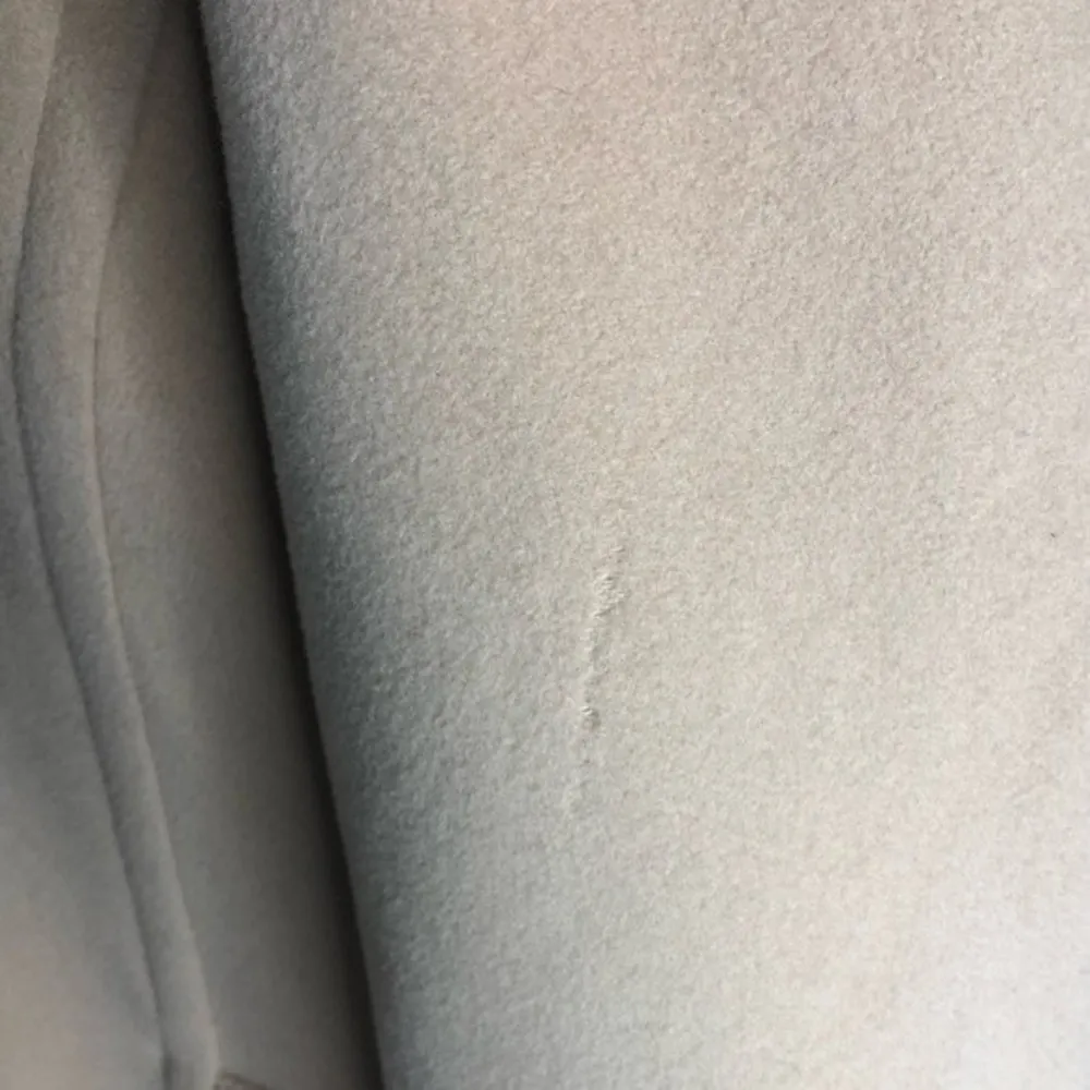 Larry Levine Design Lambswool & Cashmere Blend Single Breasted Tan Pea Coat - Image 7