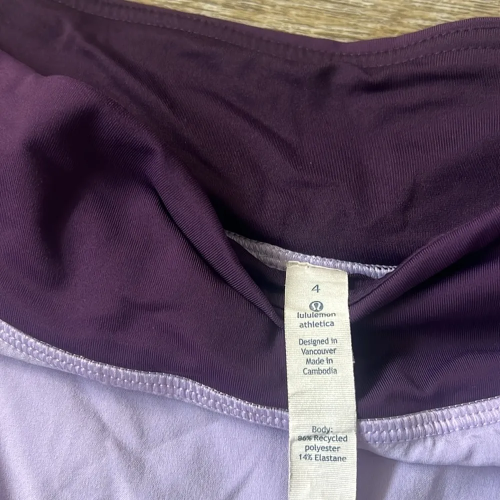Lululemon Light Purple Pleated Mini Tennis Skort Size 4 - Image 4