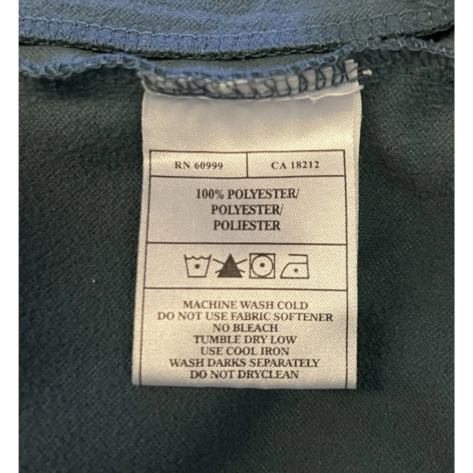 New York Yankees Jacket Womens Large Navy MLB Baseball Full Zip Zip Pockets Blue - Image 10