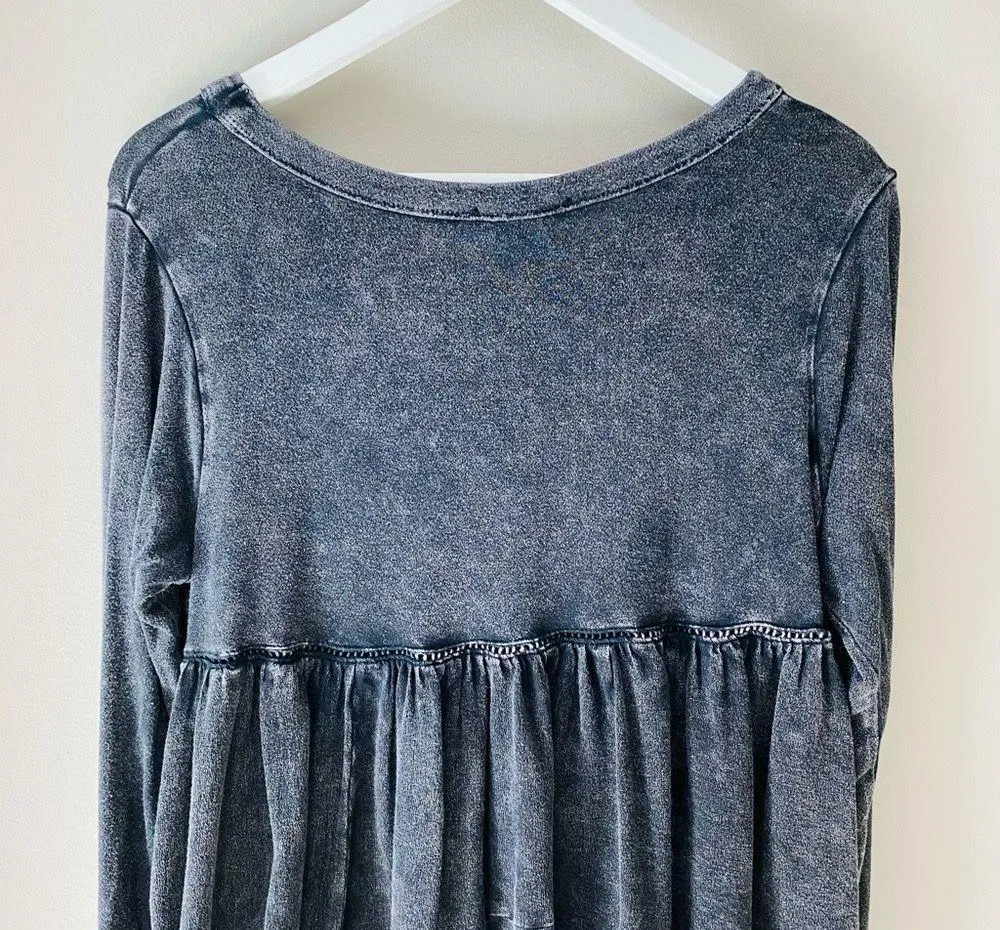 Altar'd State Long Sleeve Top Black Medium - Image 4