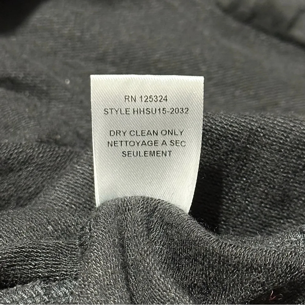 Haute Hippie Womens Size S Black Zipper Snap Asymmetrical Soft Rayon Knit Jacket - Image 9