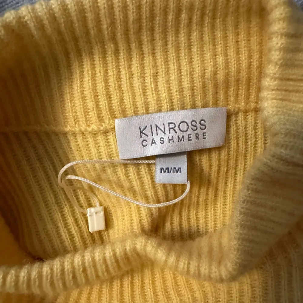 KINROSS Snap Dragon Cashmere Funnel Neck Sweater Size M Size M - Image 4