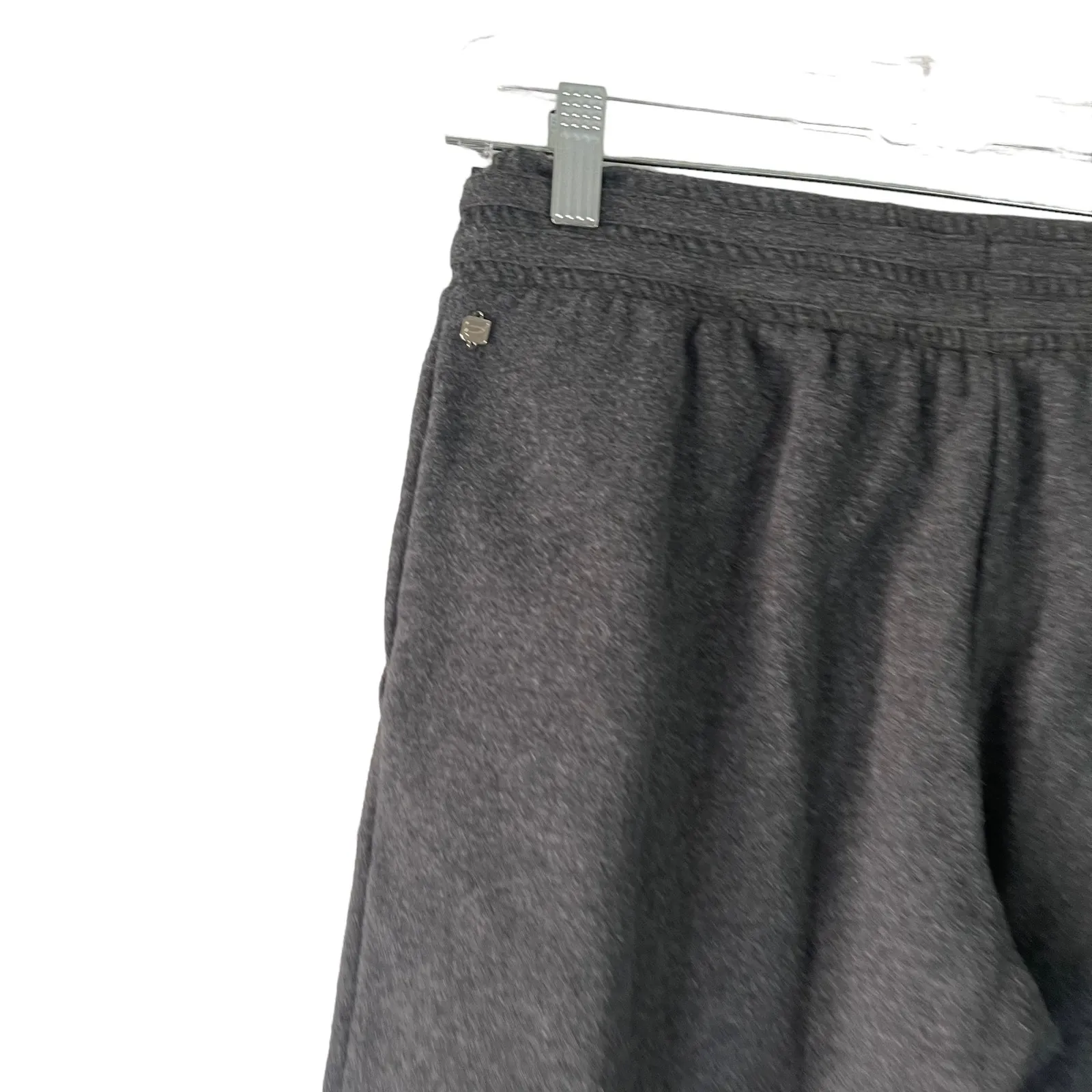 Fabletics  Women's Size Small Grey Cut Off Double Draw String Sweat Pants‎ - Image 6