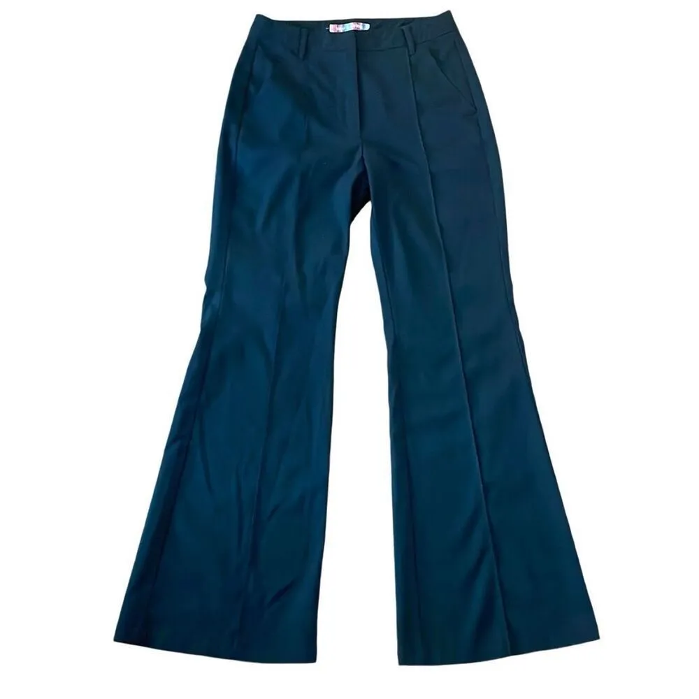 Urban Outfitters black high rise seam front flared pant 0 - Image 2