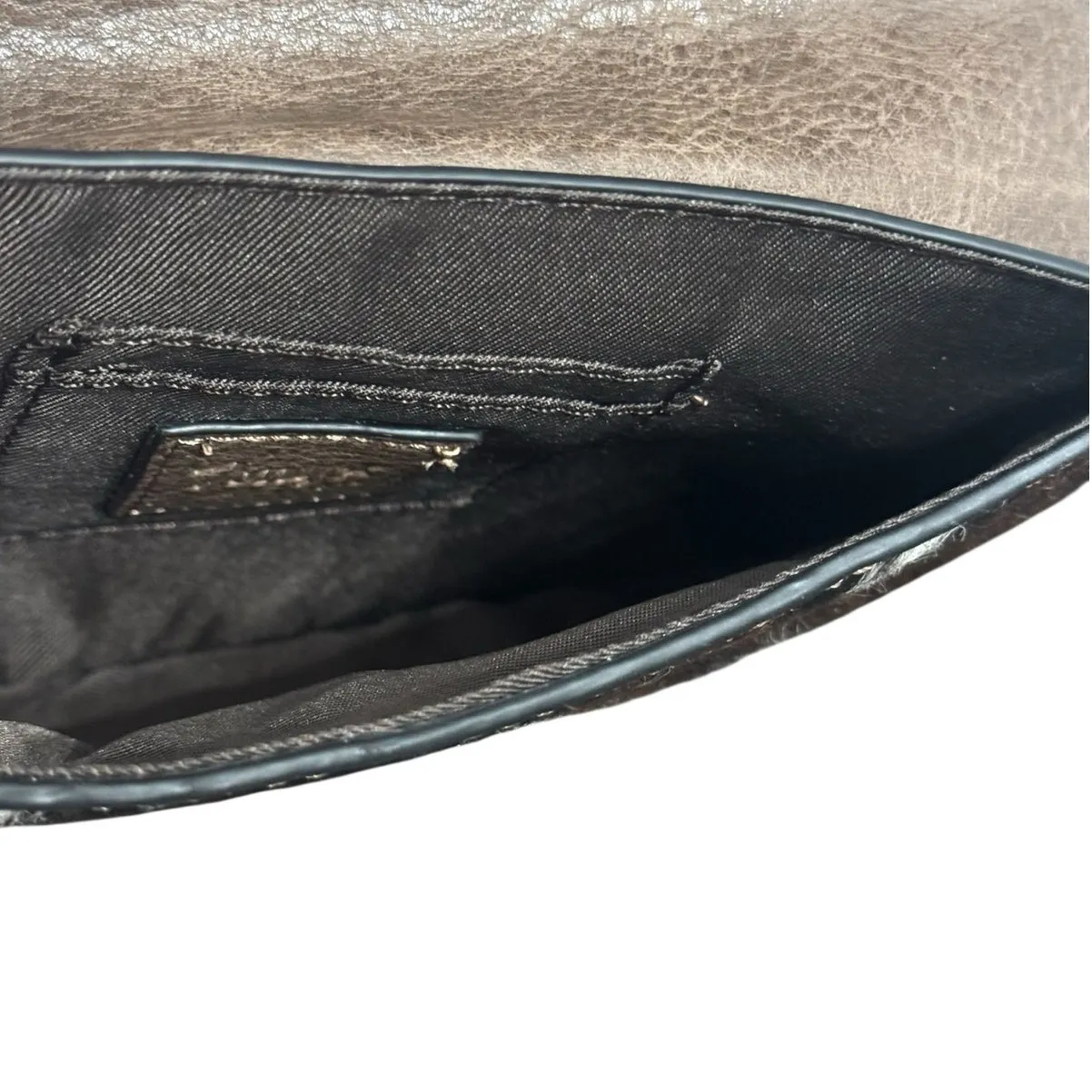 NWT! Tony Lama Western Brindle Brown Cowhide Hair Wristlet Purse - Image 6