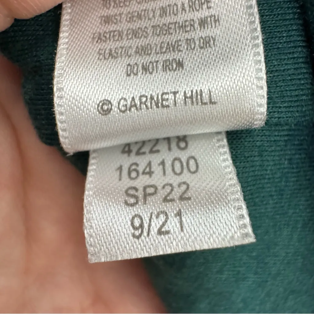 Garnet Hill Womens Cotton Gauze Maxi Dress XS Green Leafs Long Swim Cover - Image 8