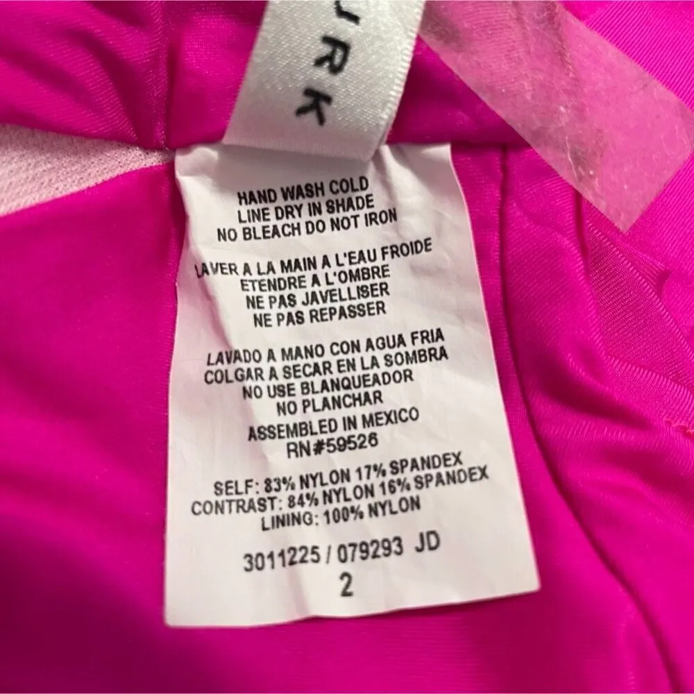 Trina Turk Size 2  One Piece Off The Shoulder Bathing Suit Swimwear Ruffle - Image 9