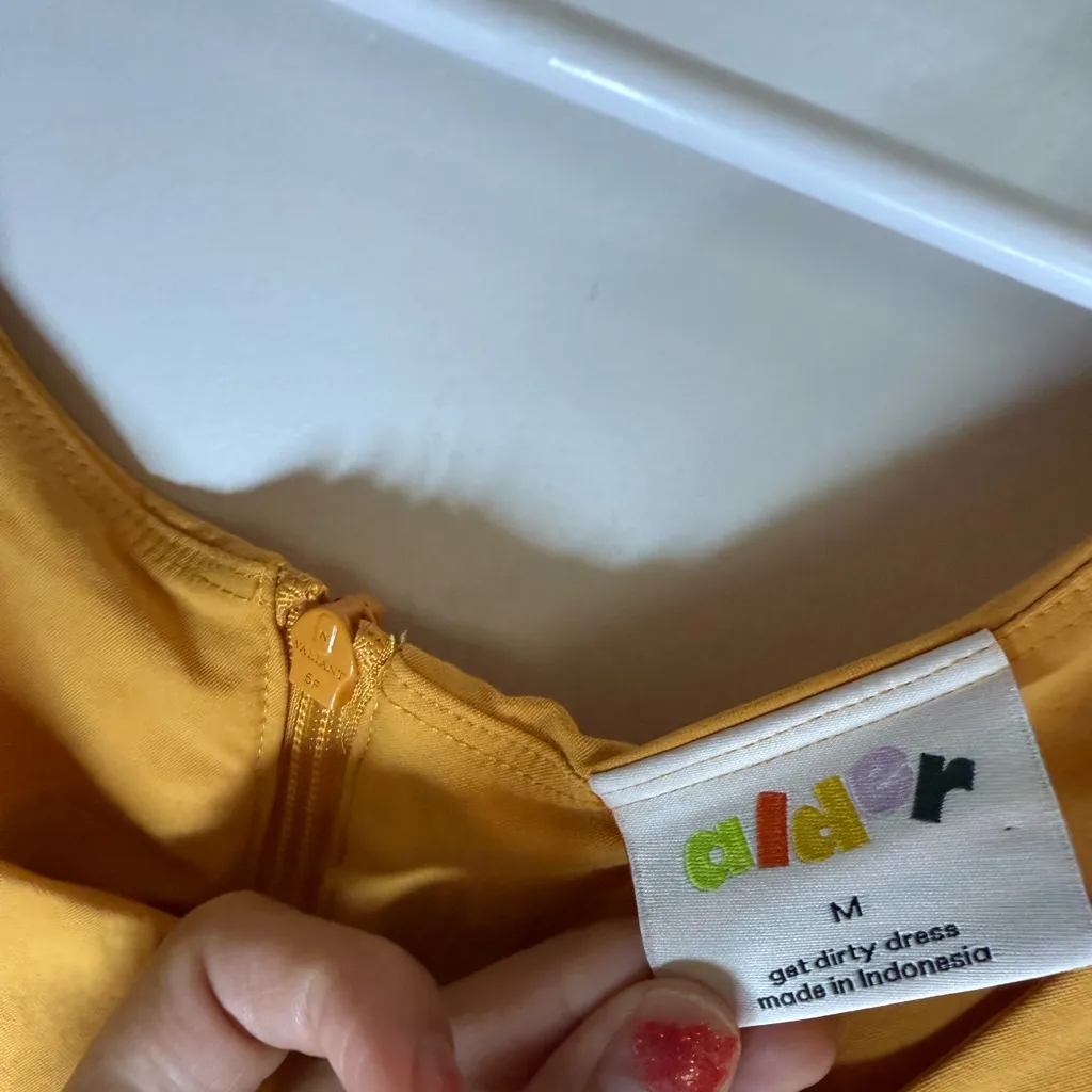 Madewell x alder Get Dirty Dress in honey size M Yellow Size M - Image 5