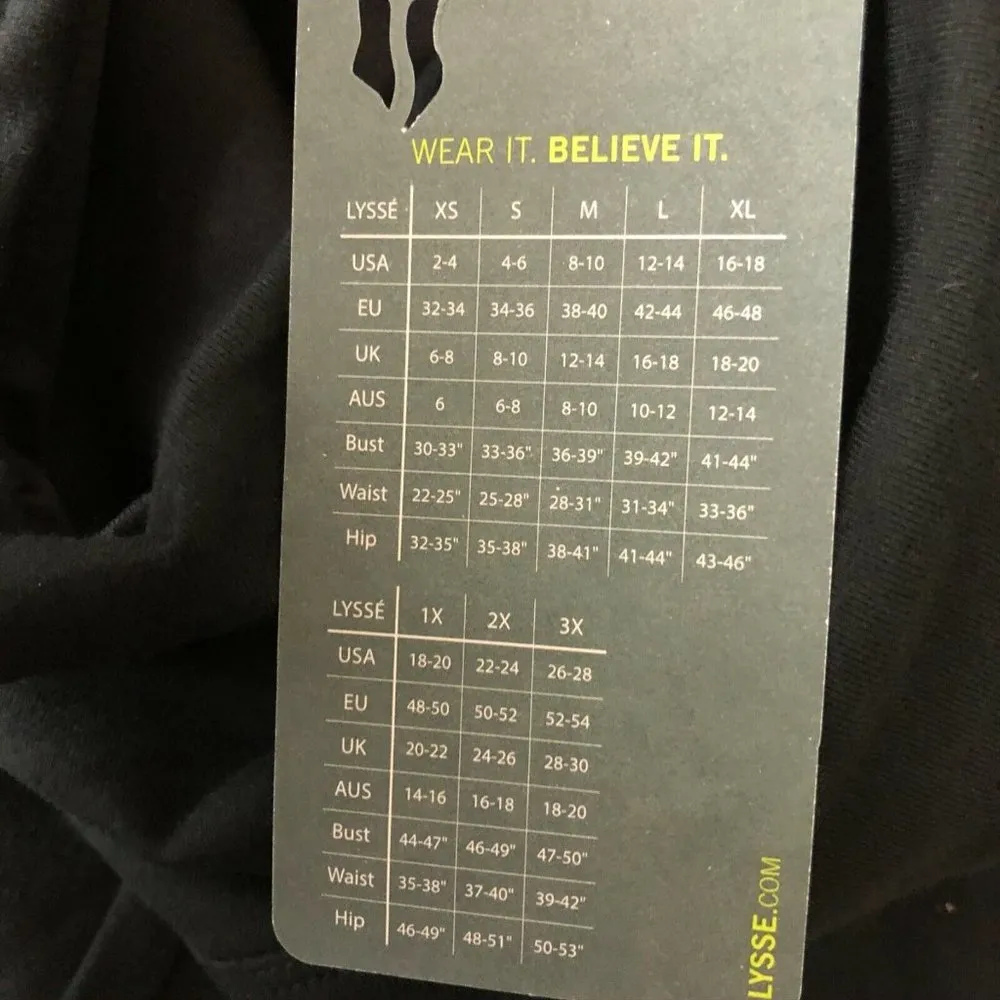 Lysse Womens Lea Ruched Cotton Crop Leggings Hi Waist Shaping Black Size S - Image 8