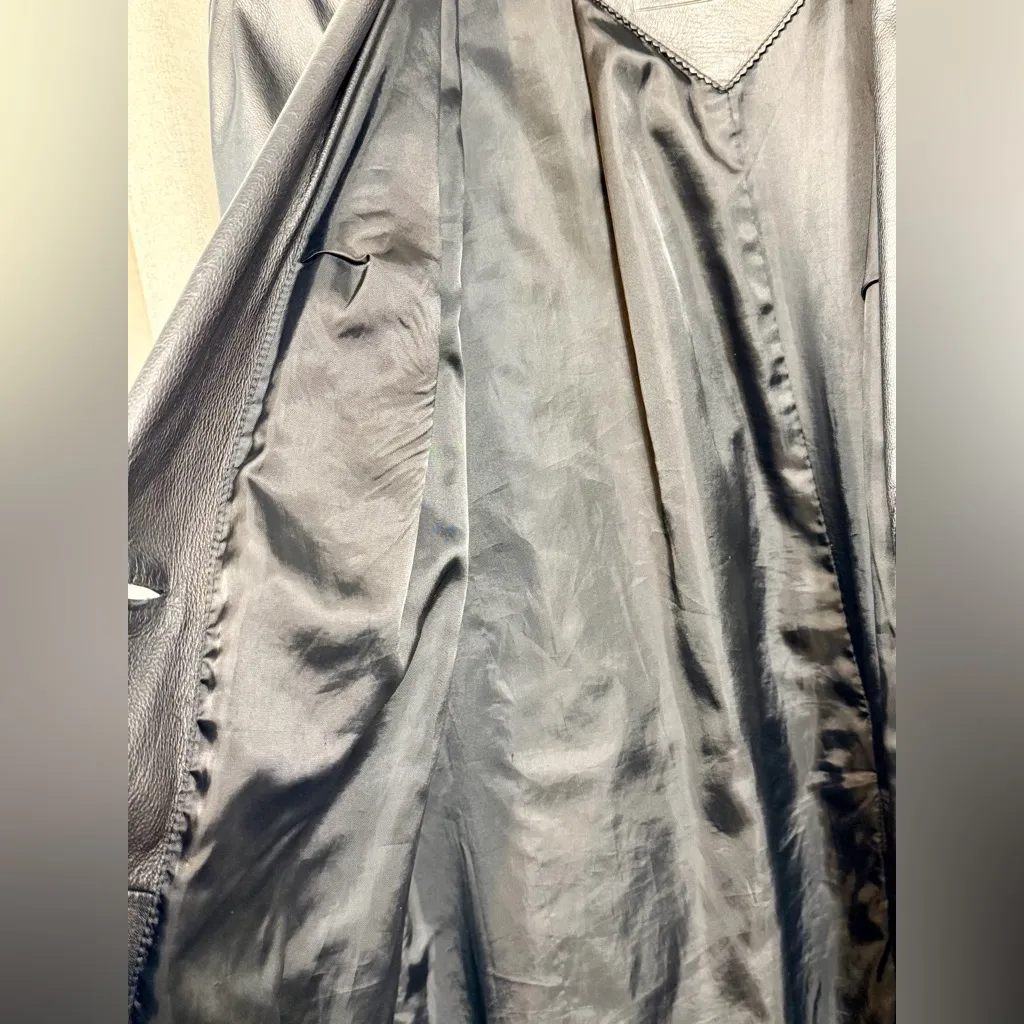 Preston & York Classic Black Leather Jacket - Image 8