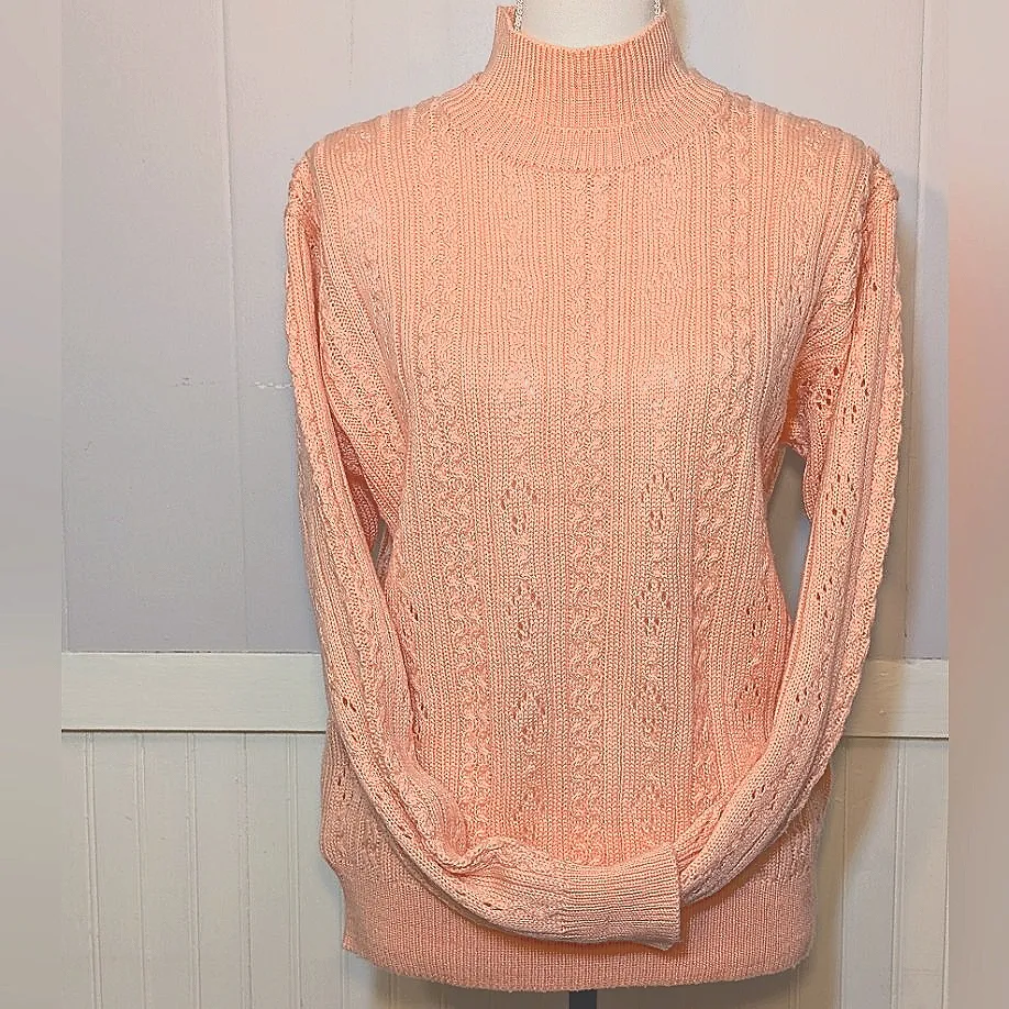 Northern Isles Vintage Sweater Pink Size Medium Size L - Image 2