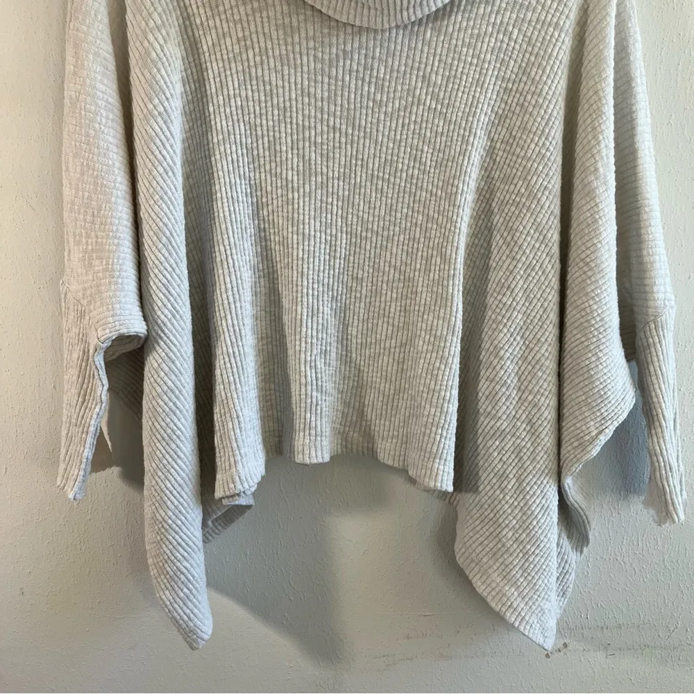 Free People Beach Top Cream/Oatmeal World Traveler Cowl Neck Open Back Sz XS GUC - Image 10