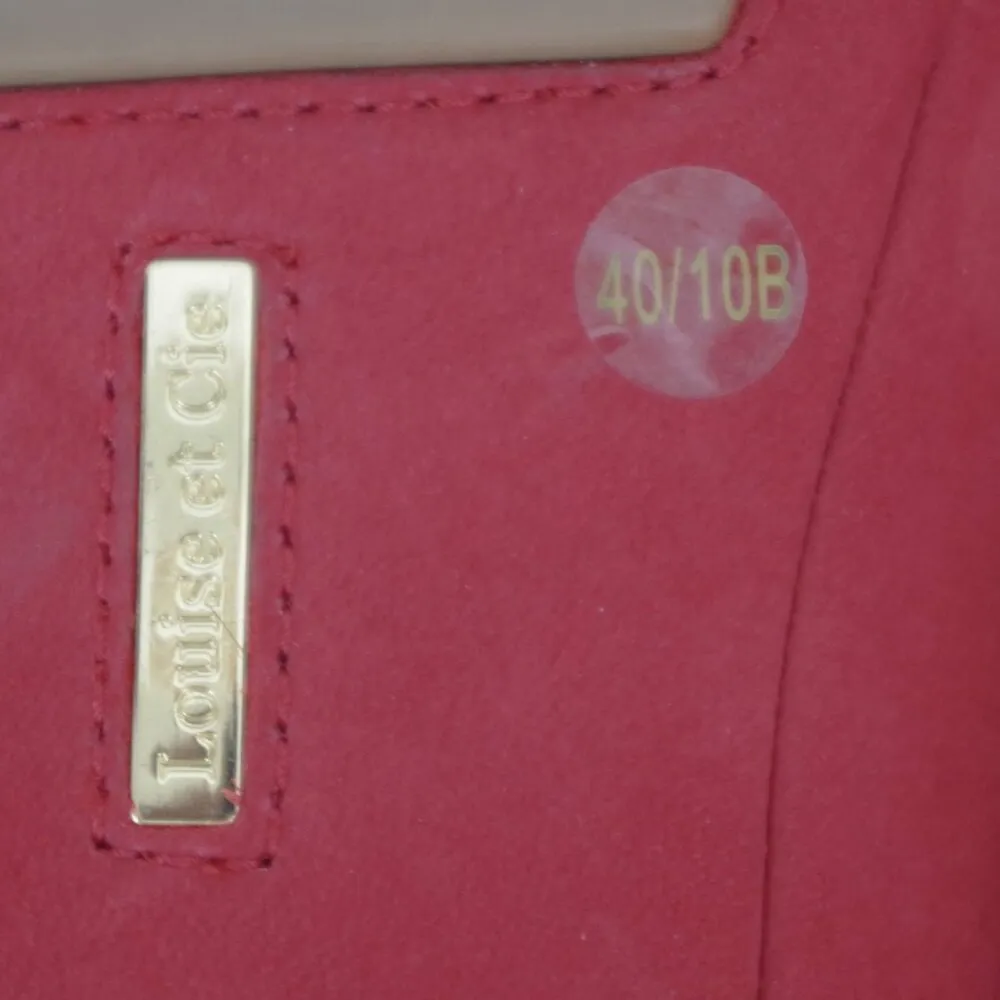 Louise et Cie Antiguah Red Suede Penny Loafer Driving Moc Style Flat 10 - Image 4