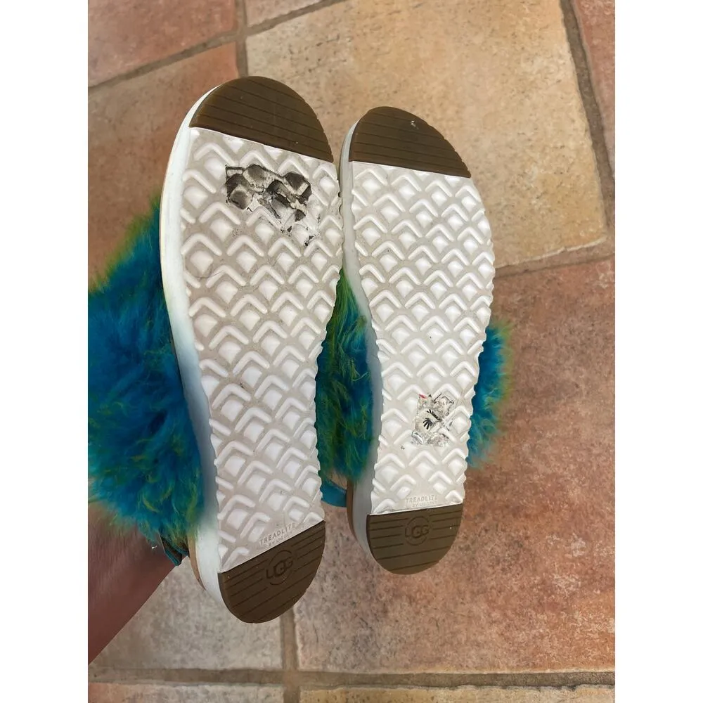 UGG  Holly Blue Multi Sandal size 9 - Image 8