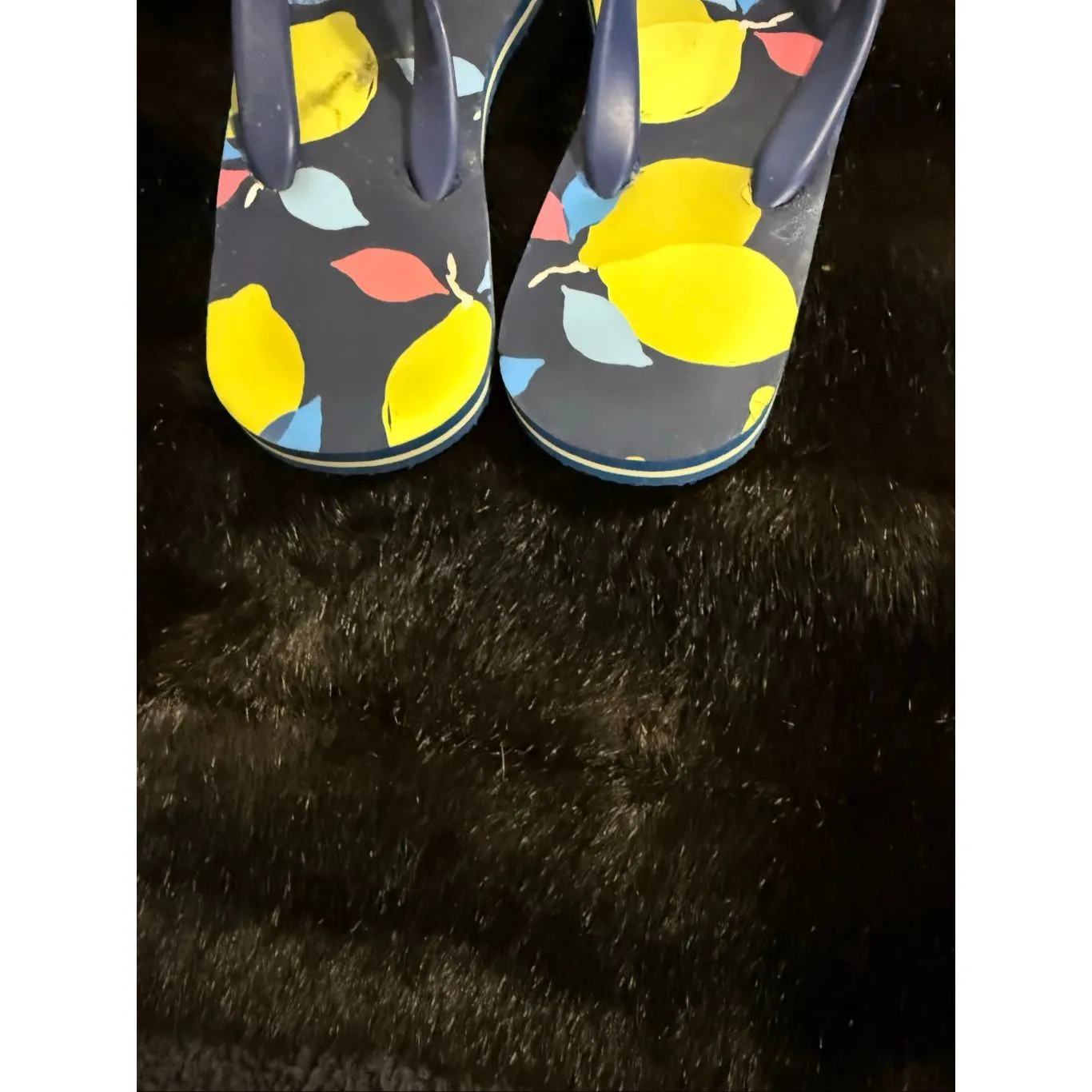 kate spade Lemon Zest Flip Flops/Sandals M 7 8 vacation holiday - Image 4