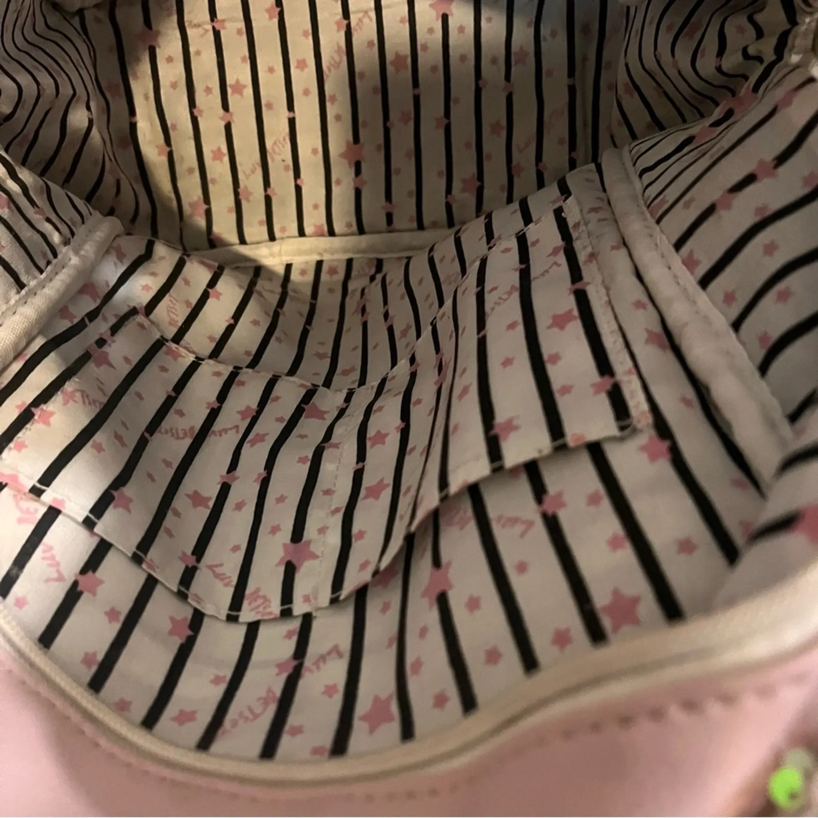 Luv Betsy By‎ Betsy Johnson Pink Sequin Backpack - Image 16