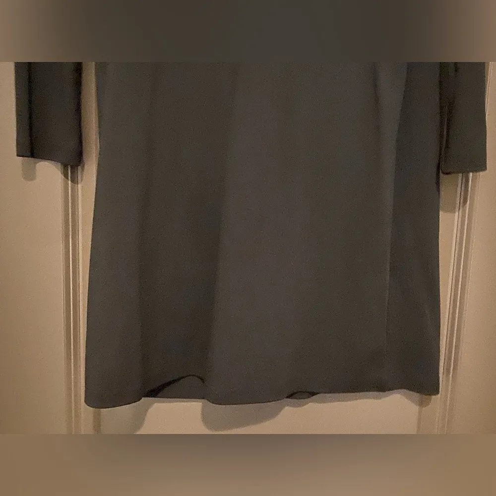 joy joy Black Long Sleeve Keyhole Open Back Turtleneck Dress Women's Sz Small​ - Image 5