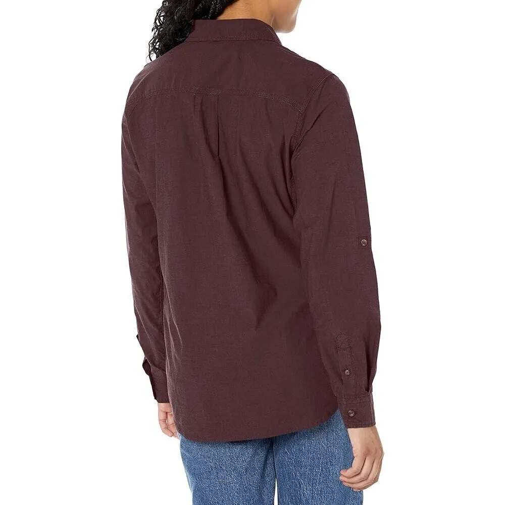 Carhartt Women's Rugged Flex Bozeman Shirt in brown size XXL 20 - Image 2