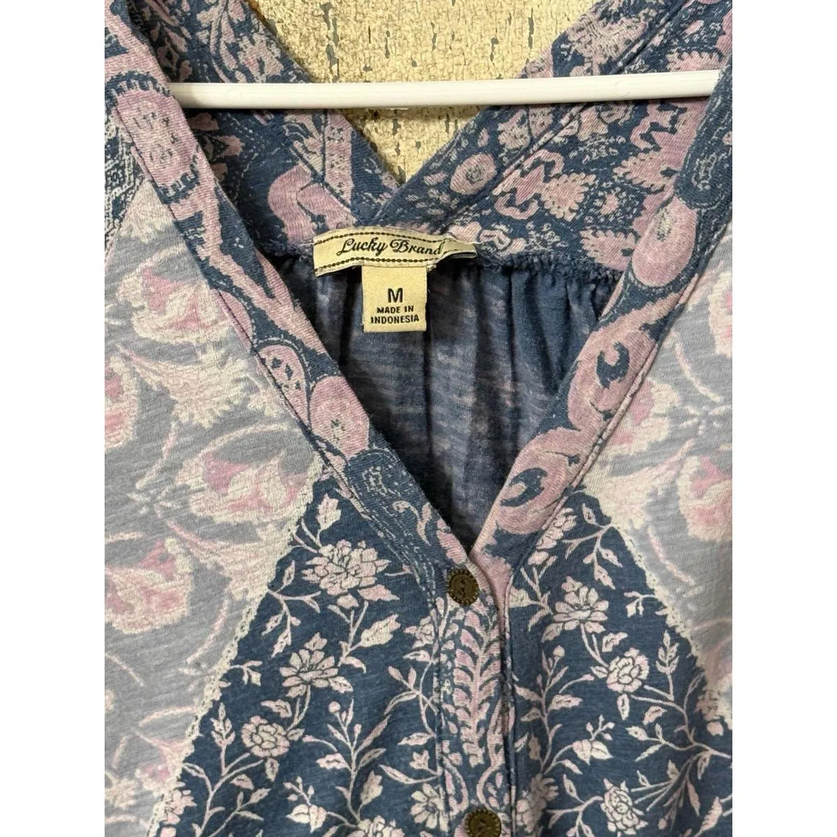 Lucky Brand Boho Blouse size Medium - Image 2