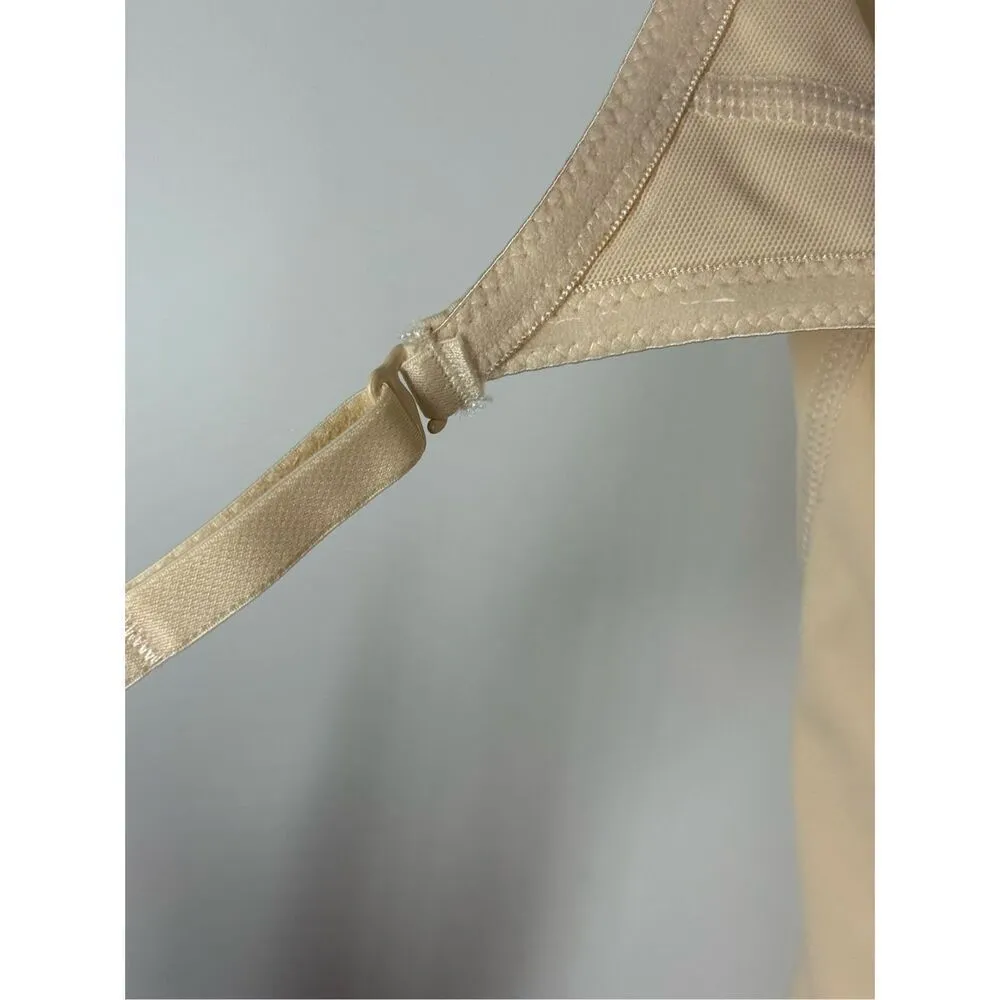 Slimers Body Shaper U Plunge Backless Mid Thigh Mesh strapless/straps size small Tan - Image 11