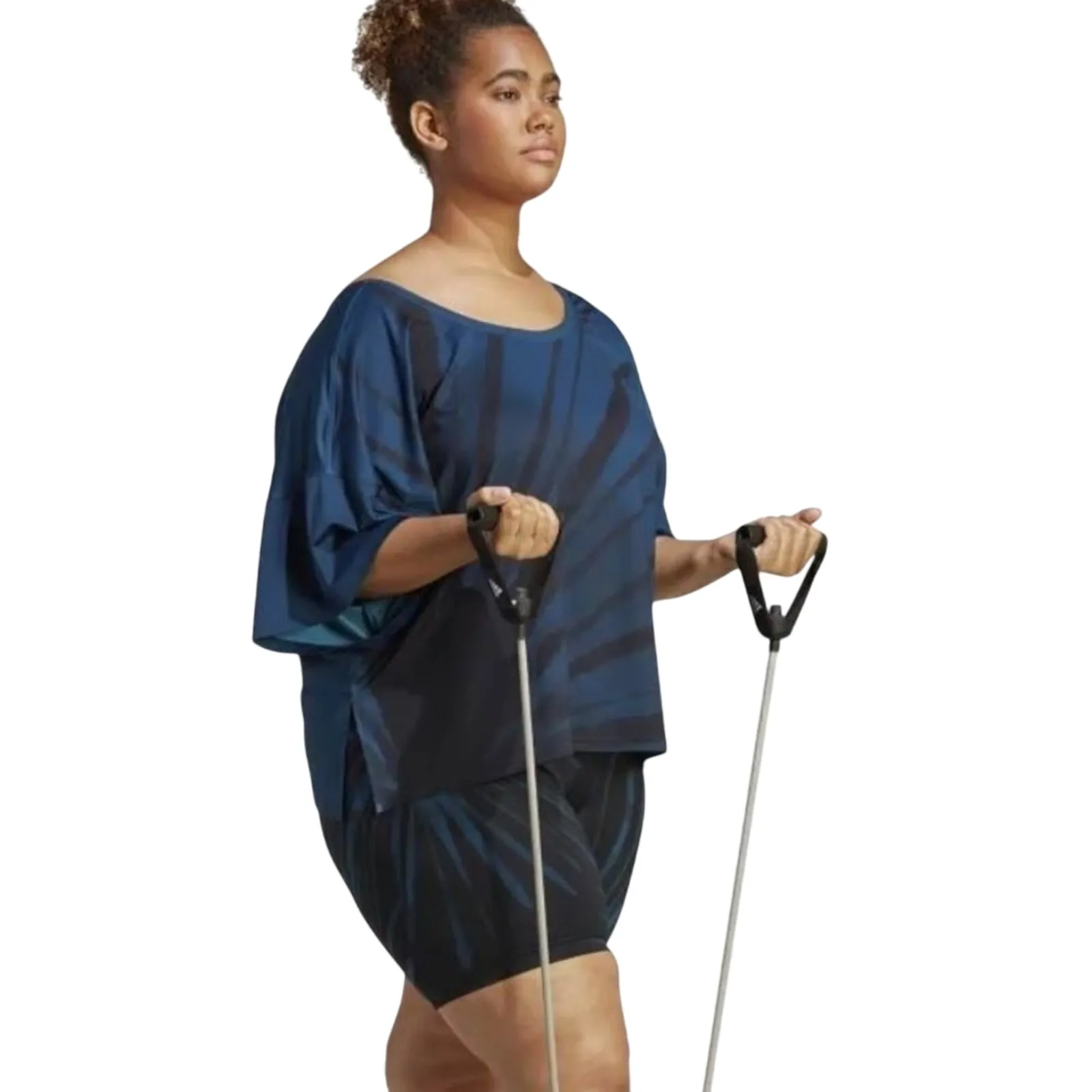 ADIDAS 11 Honore Training Blue T-shirt Tee, Size 3X, New with Tag Retail $110 - Image 3