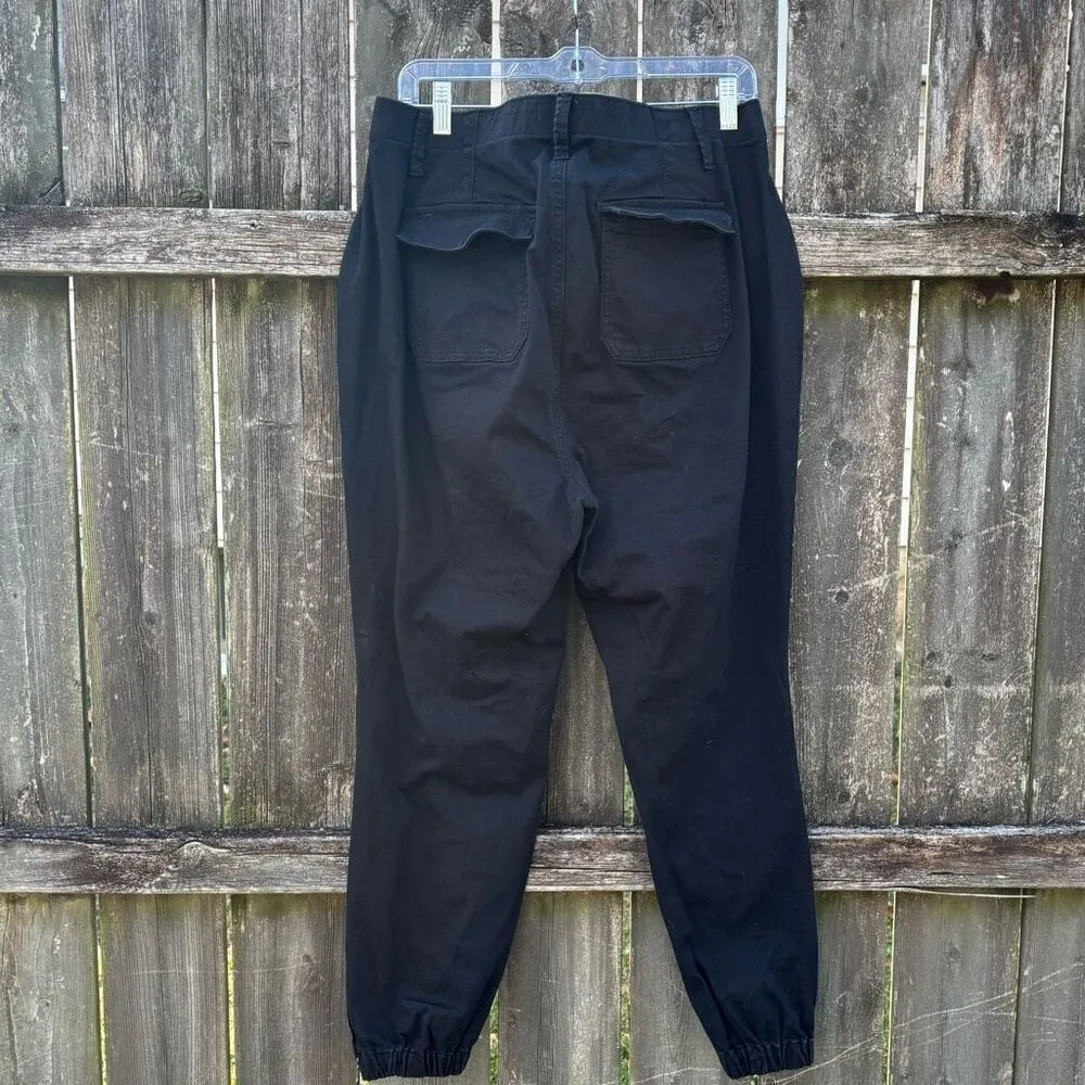 Torrid Black Twill Cargo Jogger‎ Pants 14 Tall - Image 3
