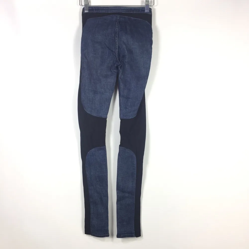 Helmut Lang Jeggings Mixed Media 24 - Image 12