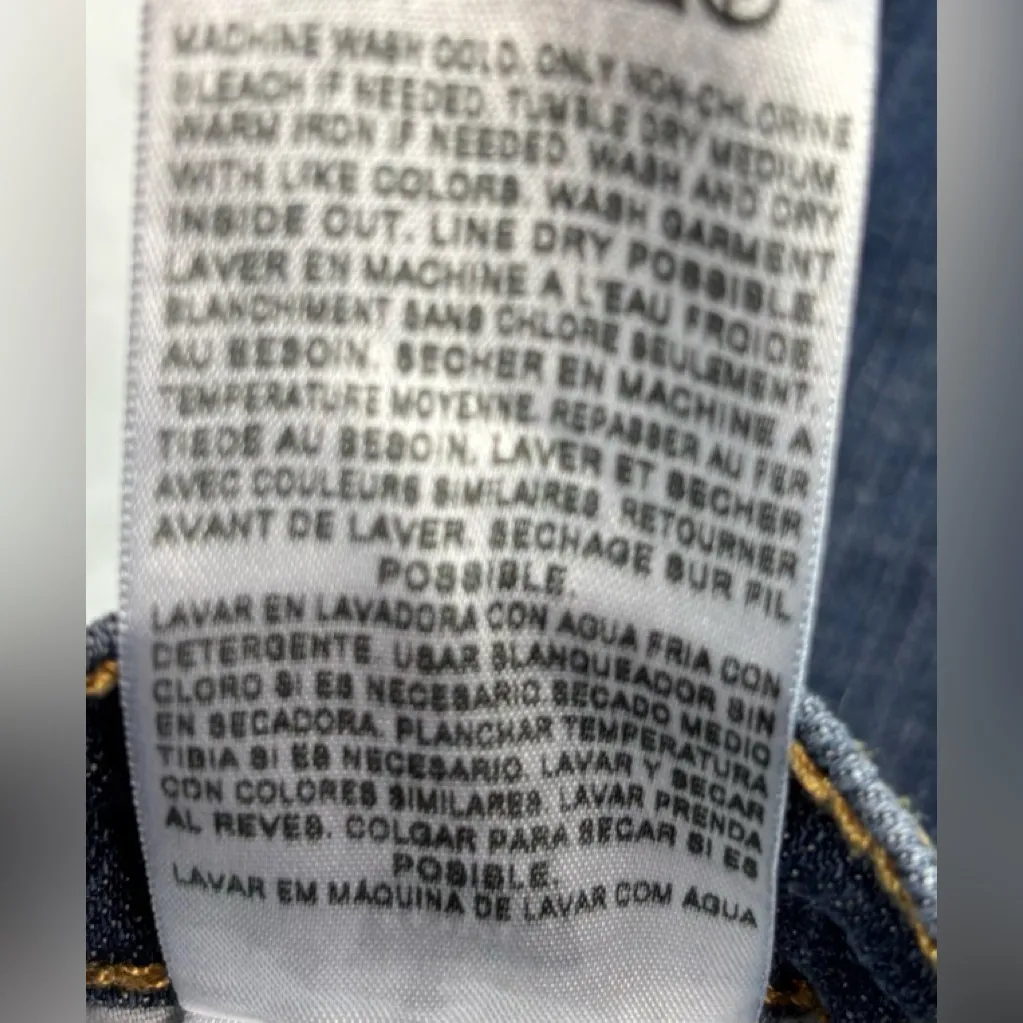 Levi's 6 Women's Boot Cut Jeans - Dark Blue - Image 6