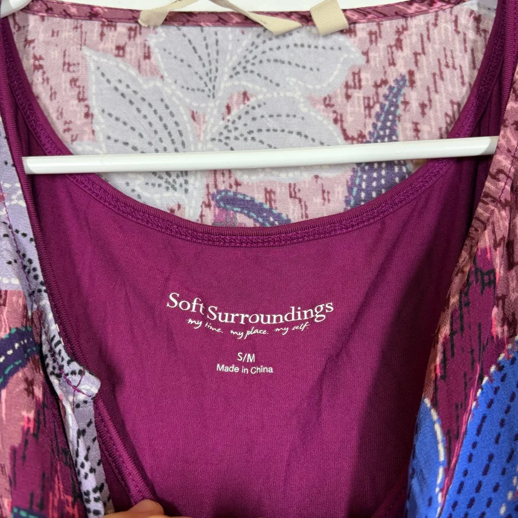 Soft Surroundings Adelaide Caftan Dress Size S/M - Image 8