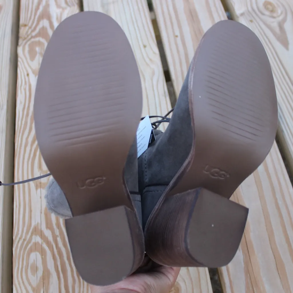 UGG  Gray Suede Boots - Image 6
