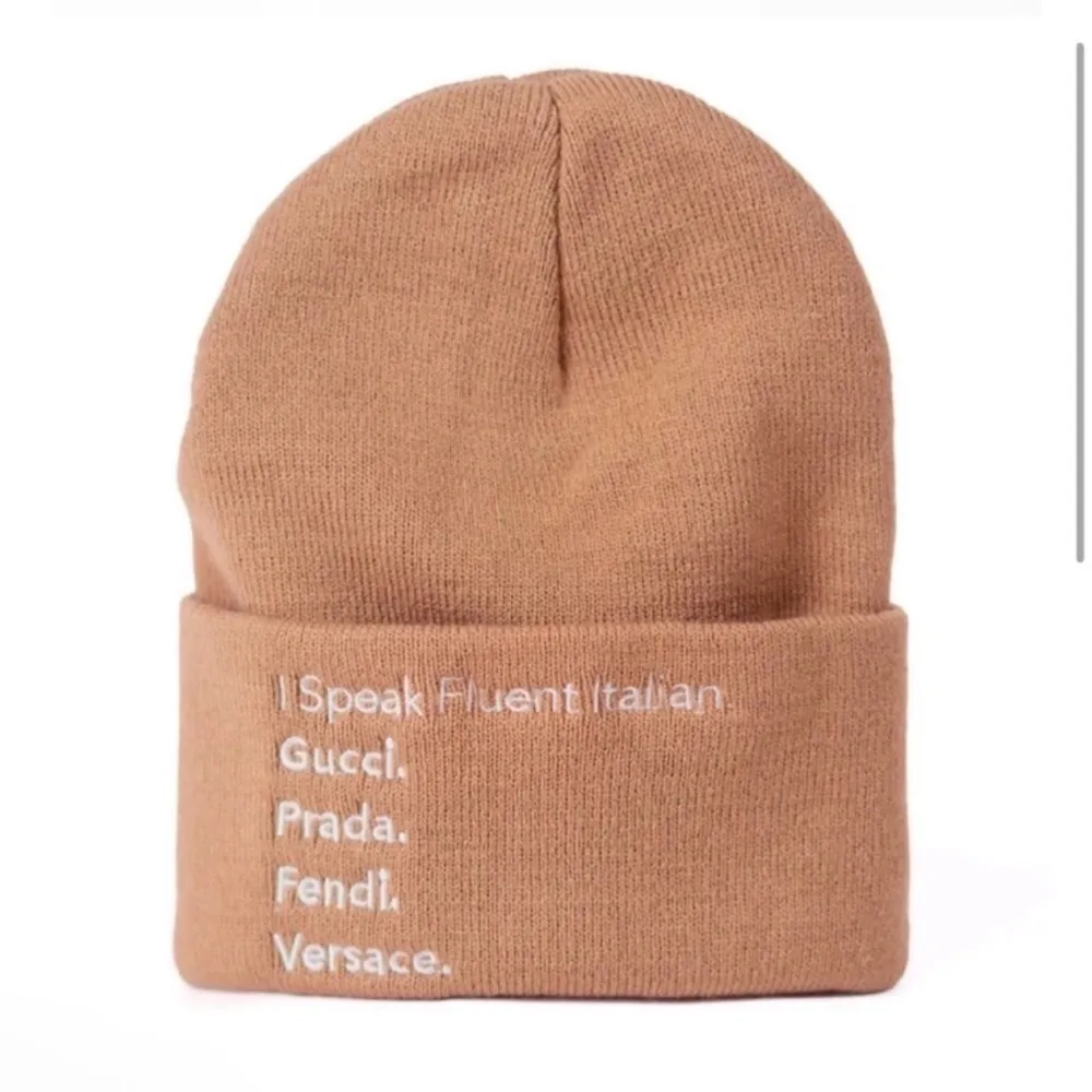 LA/TC Los Angeles Trading Company Fluent Italian Beanie in Wheat Brown - Image 4