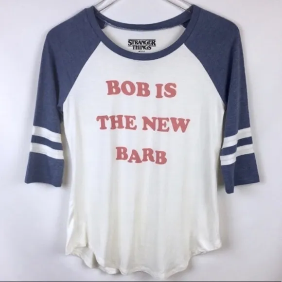 Stranger Things ‘Bob is the New Barb’ Raglan Tee - Image 2