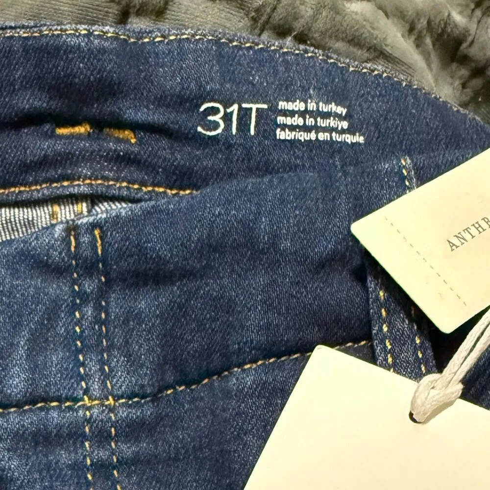 Anthropologie PILCRO women’s size 31 tall denim jeans wide leg - Image 4