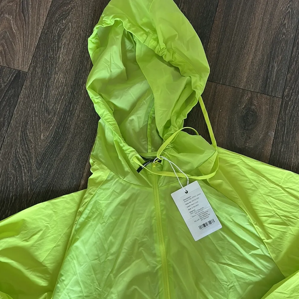 Shadow Play Jacket in Neon Lime - Image 3