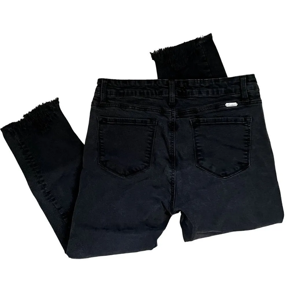 KanCan signature buckle exclusive black jeans comfortable casual pants denim Size 30 - Image 5