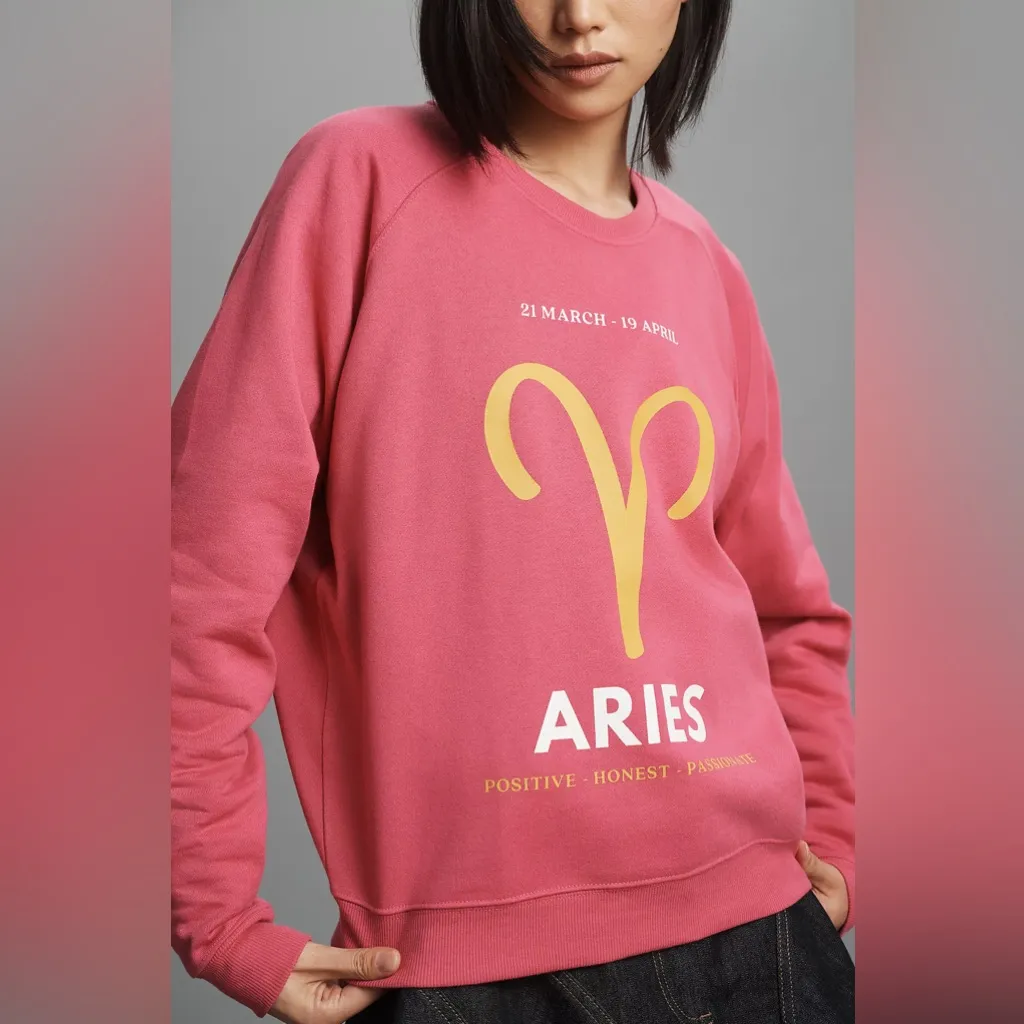 Anthropologie x Catherine O'Sullivan The Zodiac Sweatshirt Size XS - Image 3