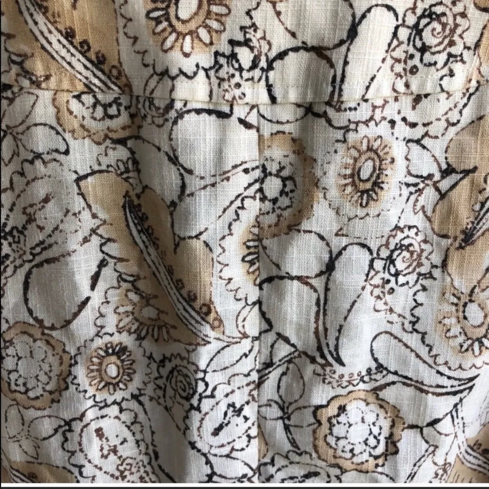 J. Jill Linen Blend Floral Print Jacket - Image 6