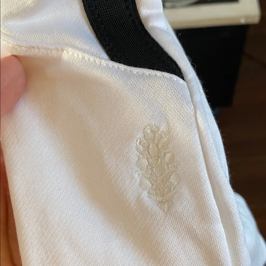 Free People Movement Fineline Wide Leg Sweatpants White/Black Flare Jogger White Size M - Image 8