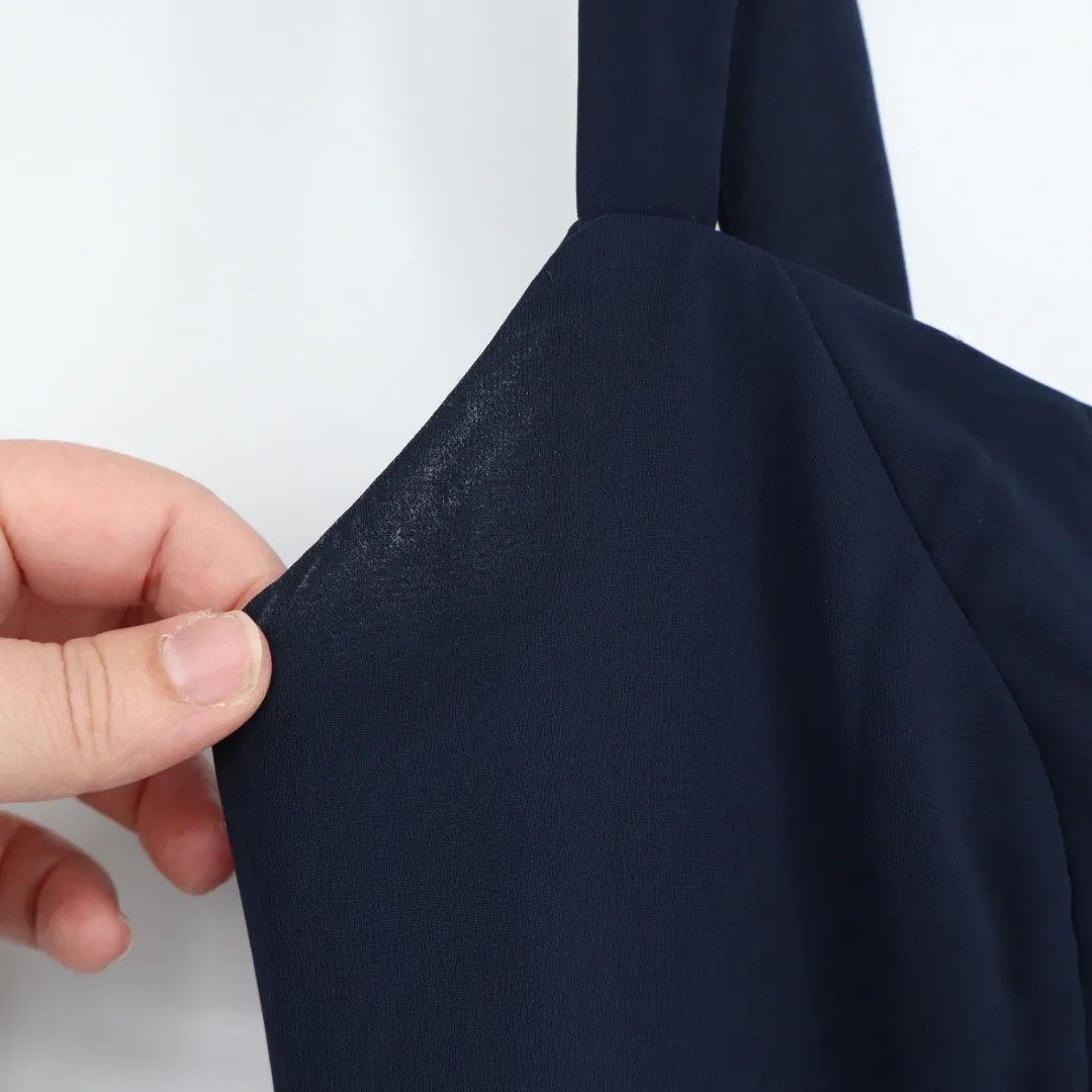 After Six Contoured Wide Strap Sweetheart Maxi Dress Midnight Size 10 - Image 7