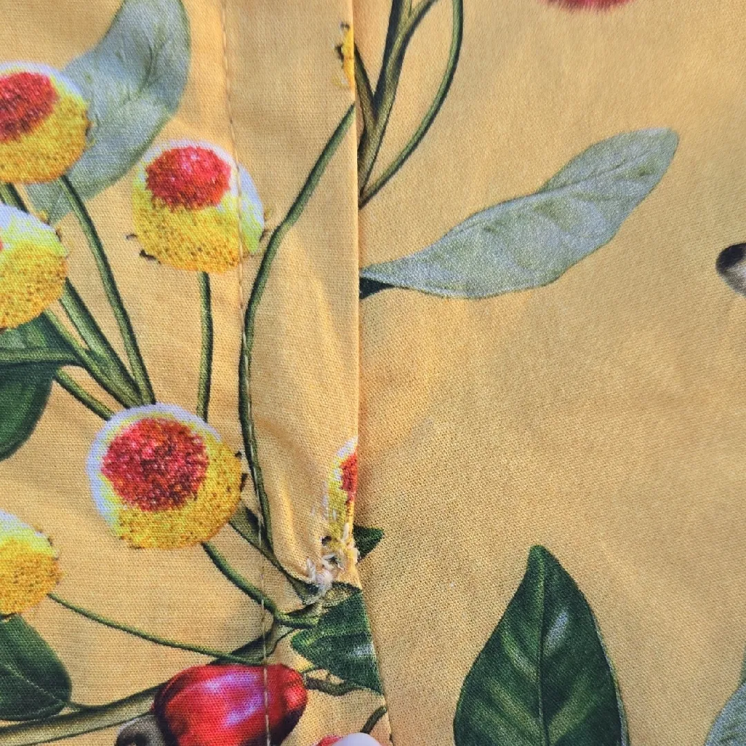 Agua Bendita Yellow Floral Off-Shoulder Mini Dress - Image 7