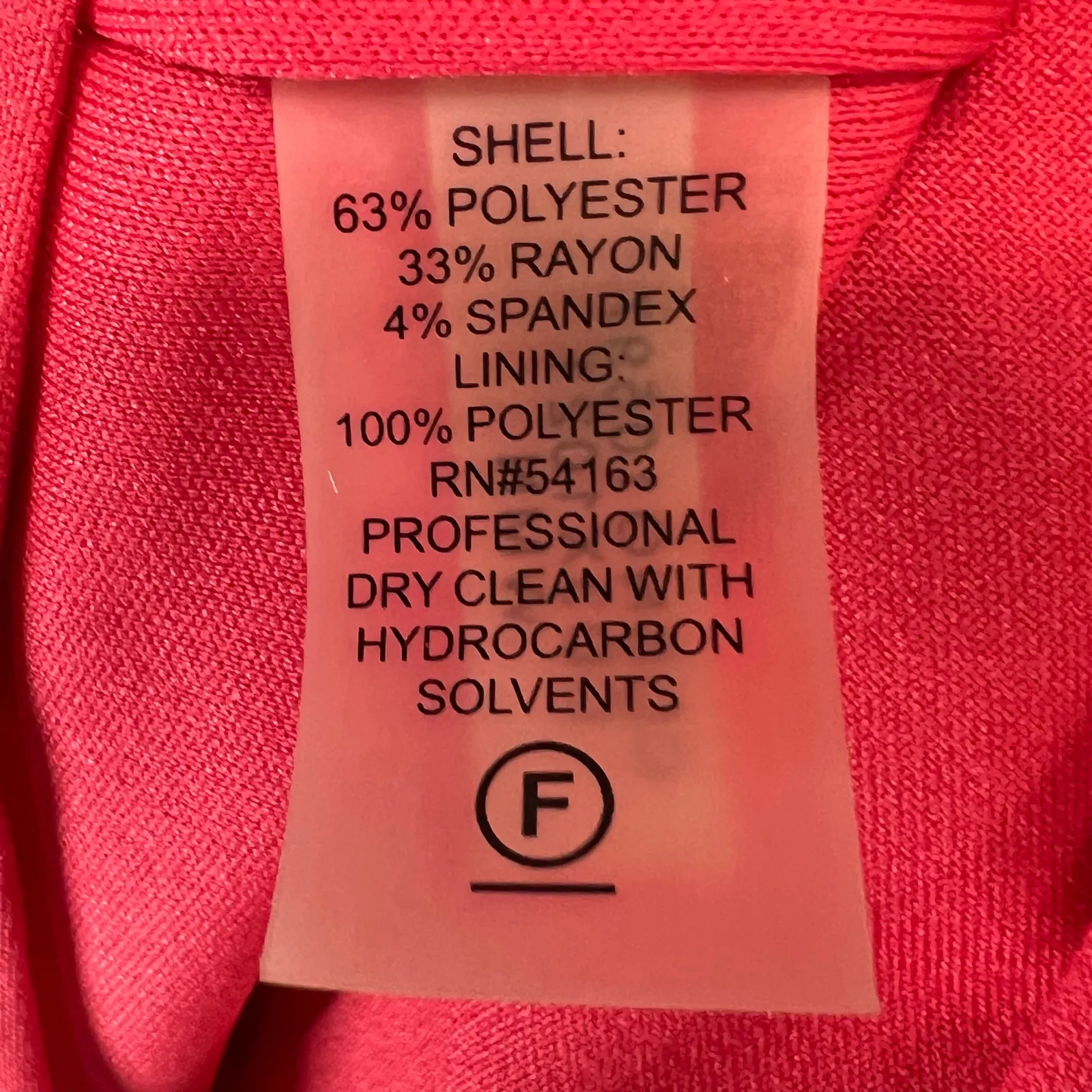 Calvin Klein Sheath Dress Womens 6 Red Orange Horseshoe Neck Lined Career Office - Image 13