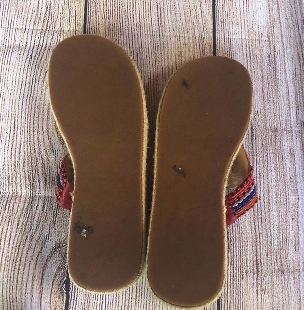 Chico's  Boho Aztec Espadrille Sandals Size 9 - Image 3