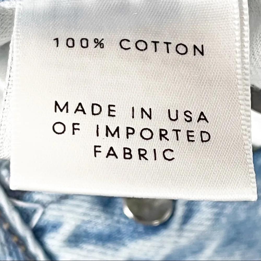 GRLFRND Devon In The Sun Button Fly Ripped Distressed High Rise Jeans, Size 26 - Image 5