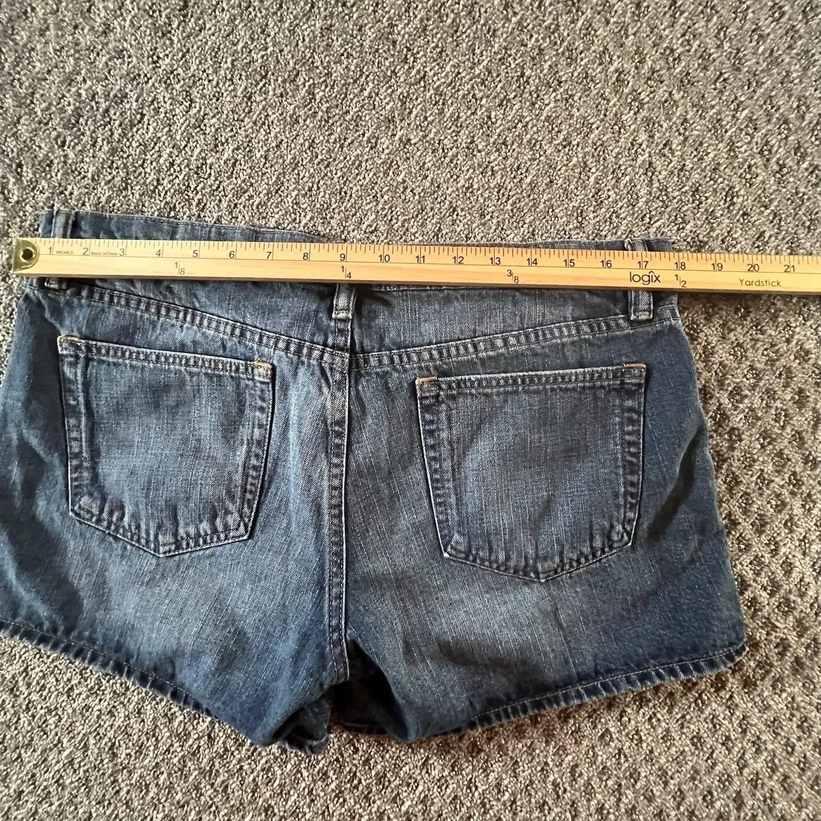 Ralph Lauren‎ Sport Womens Denim Cotton Jean Shorts Size 12 Virginia Medium Wash - Image 9