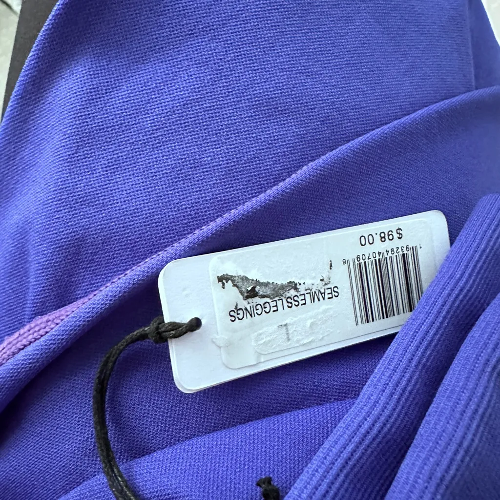 We Wore What, NEW Seamless Leggins large purple - Image 13