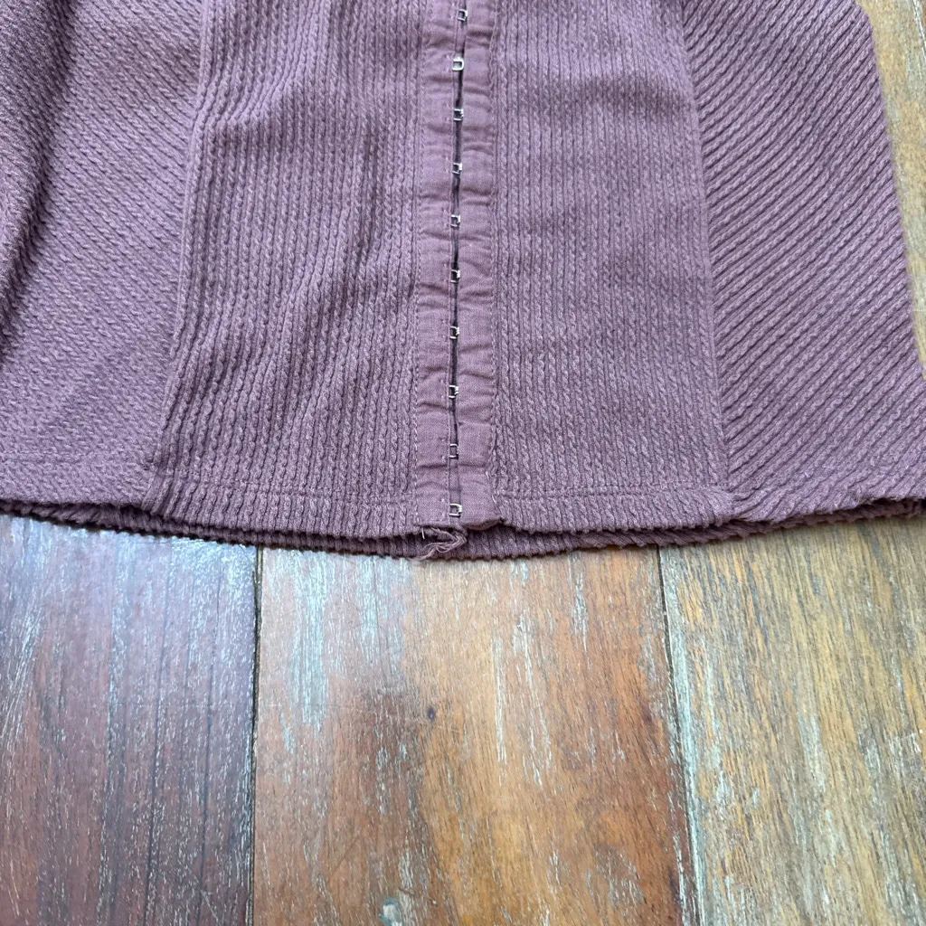 Women's BKE Essentials Mauve Ribbed Hook - Image 5