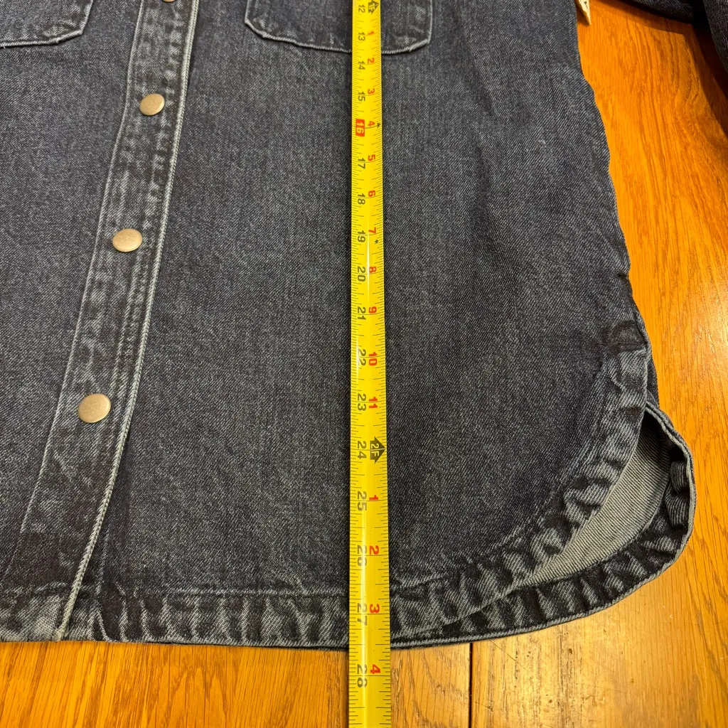 Old Navy Shirt‎ jacket. Denim. Small. Shacket. Chore barn Great quality. - Image 7